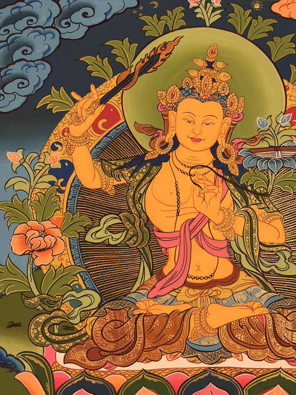 Manjushri Thangka - Art Of Tibet