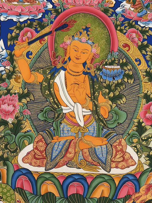 Manjushri Thangka - Art Of Tibet