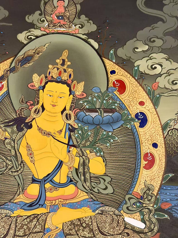 Manjushri Thangka - Art Of Tibet