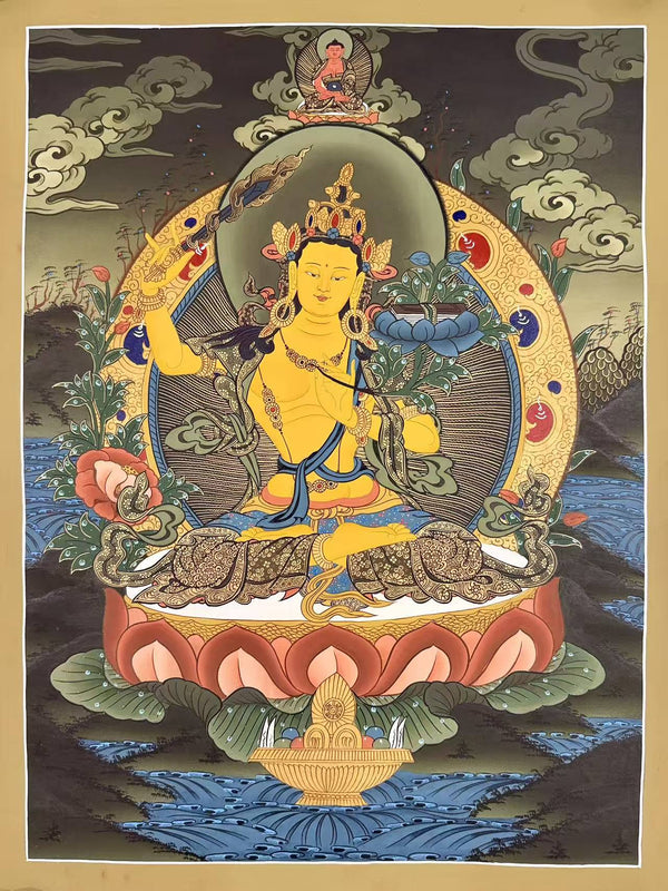 Manjushri Thangka - Art Of Tibet
