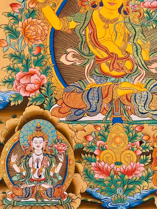 Manjushri Thangka - Art Of Tibet