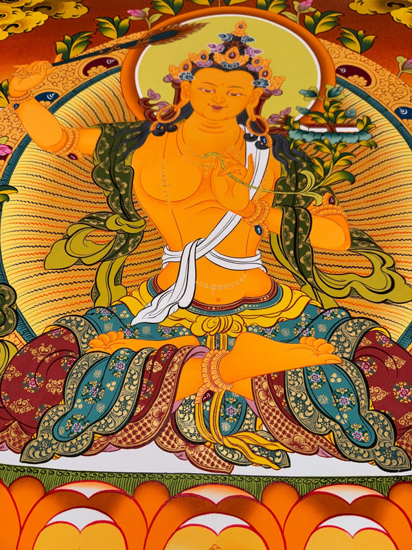 Manjushri Thangka - Art Of Tibet