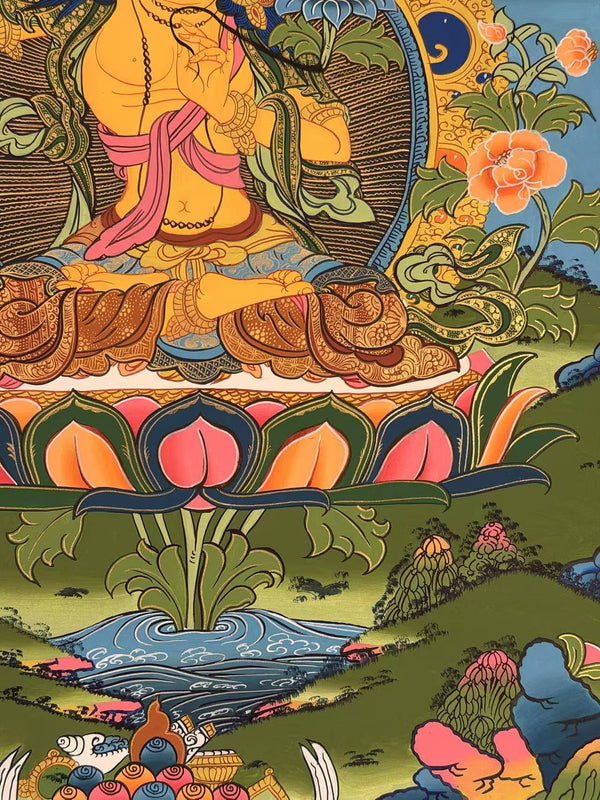 Manjushri Thangka - Art Of Tibet