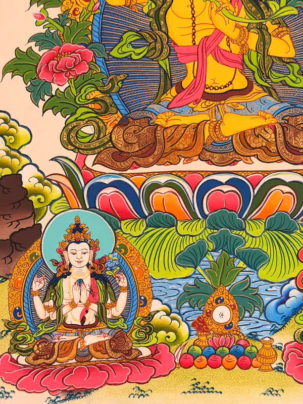 Manjushri Thangka - Art Of Tibet