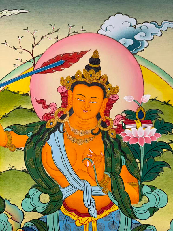 Manjushri Thangka - Art Of Tibet