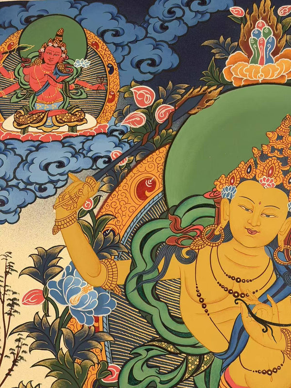 Manjushri Thangka - Art Of Tibet