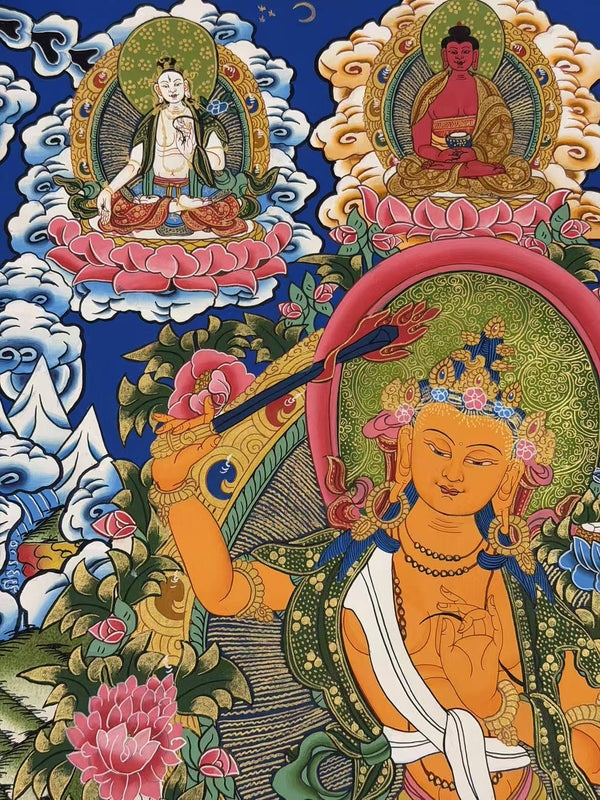 Manjushri Thangka - Art Of Tibet