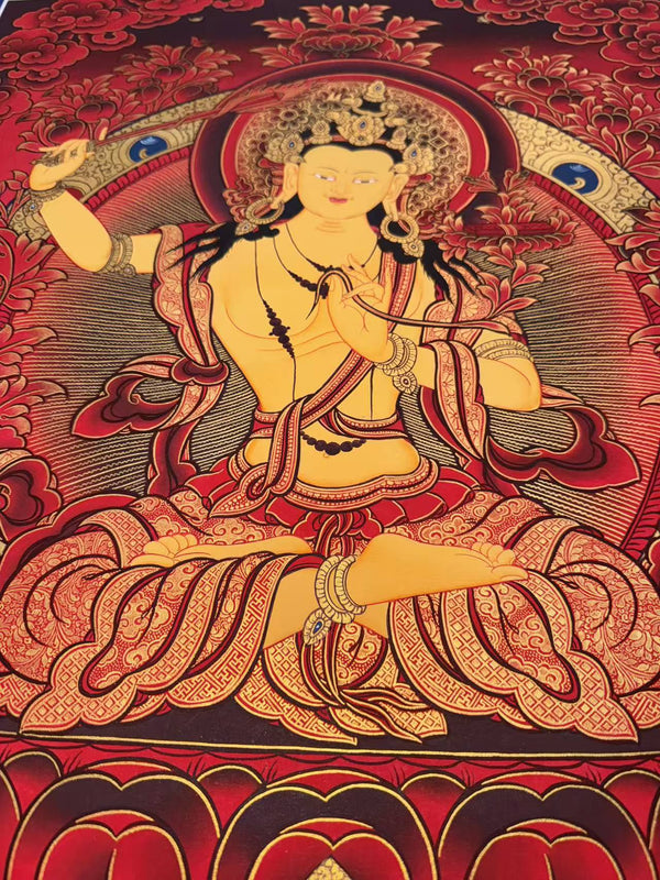 Manjushri Thangka - Art Of Tibet