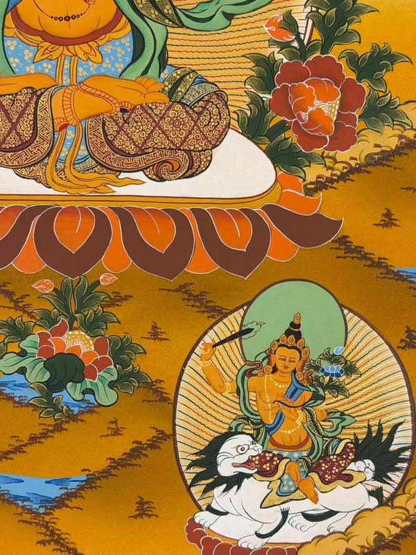 Manjushri Thangka - Art Of Tibet