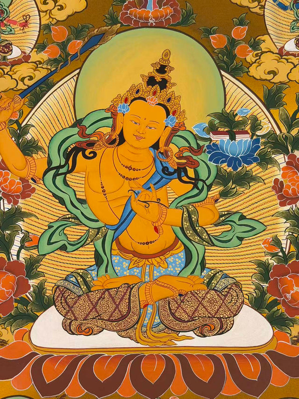 Manjushri Thangka - Art Of Tibet