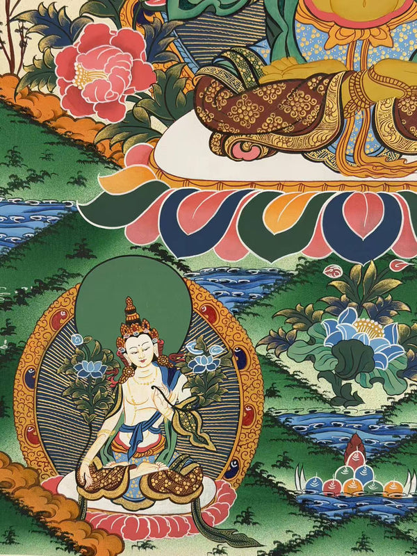 Manjushri Thangka - Art Of Tibet