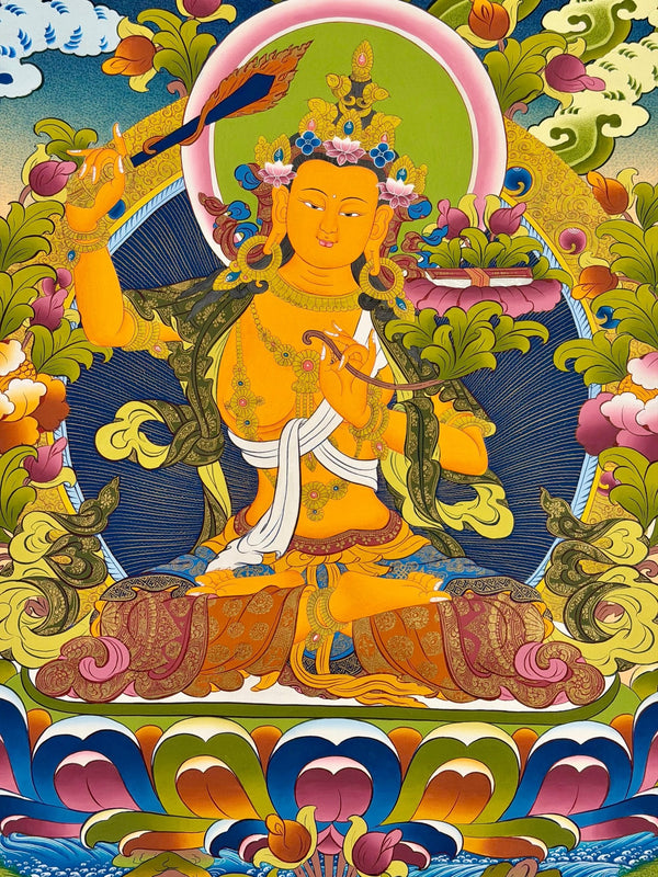 Manjushri Thangka - Art Of Tibet