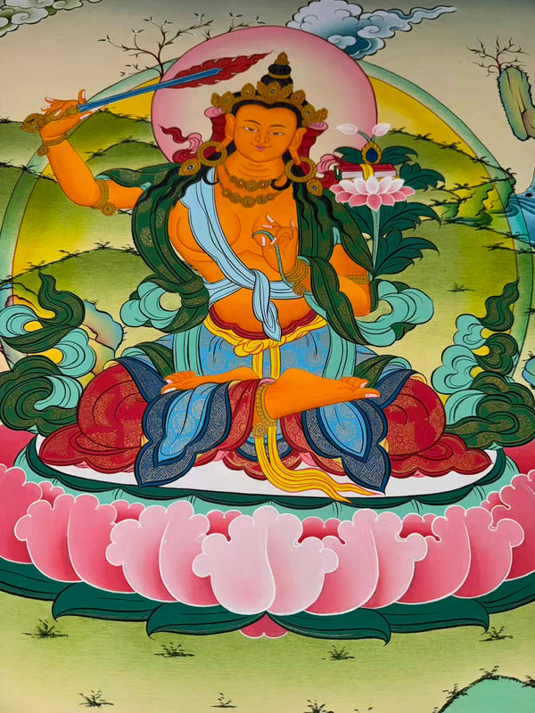 Manjushri Thangka - Art Of Tibet