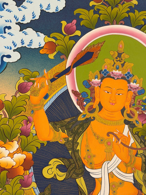 Manjushri Thangka - Art Of Tibet