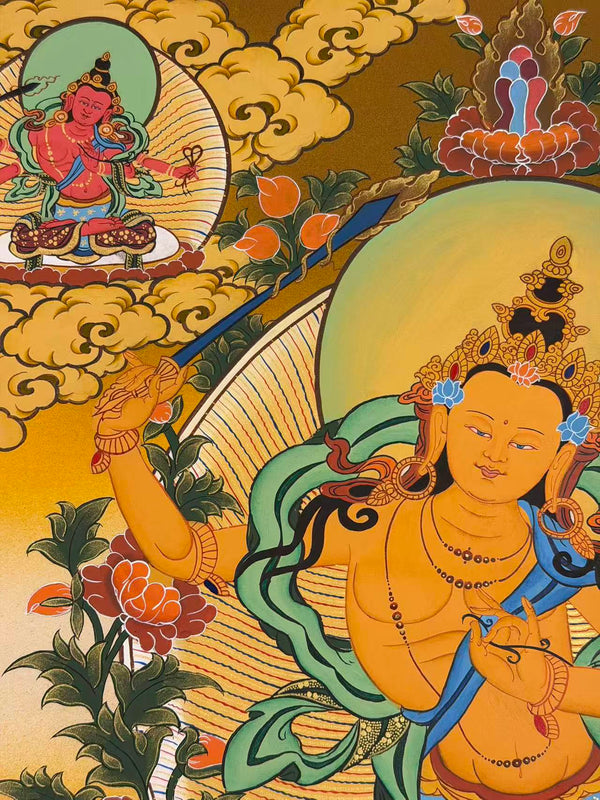 Manjushri Thangka - Art Of Tibet