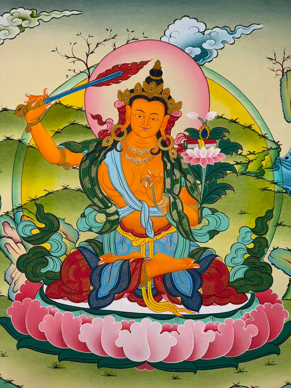 Manjushri Thangka - Art Of Tibet