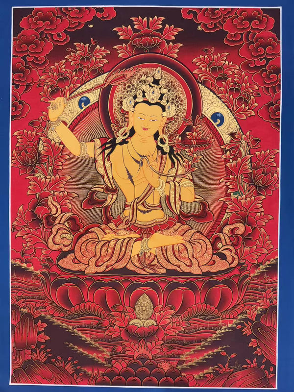 Manjushri Thangka - Art Of Tibet