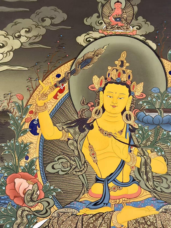 Manjushri Thangka - Art Of Tibet