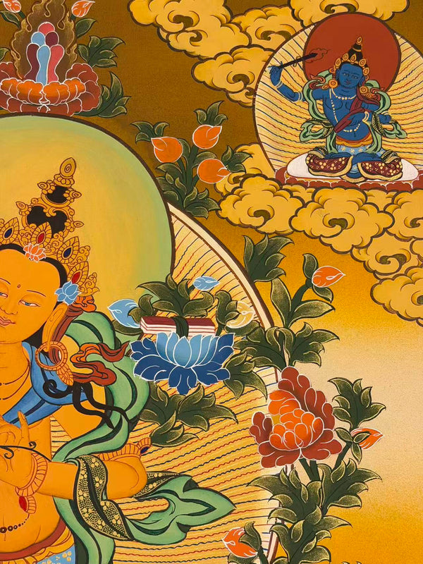 Manjushri Thangka - Art Of Tibet