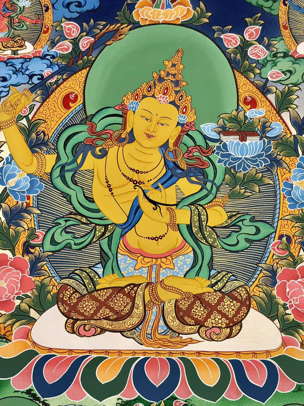 Manjushri Thangka - Art Of Tibet