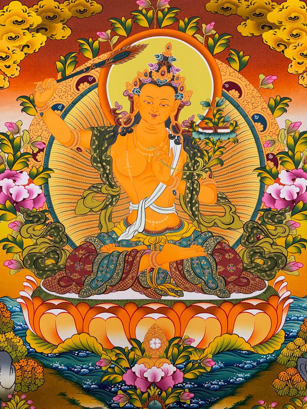 Manjushri Thangka - Art Of Tibet