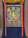 Manjushri Thangka - Silk Framed - Art Of Tibet
