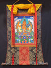 Manjushri Thangka - Silk Framed - Art Of Tibet