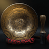 Mantra Mandala Carved Singing Bowl - Art Of Tibet