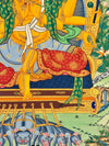 Marichi: Goddess of Dawn Pulled by a Chariot of Seven Pigs Thangka - Art Of Tibet