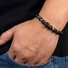 Matt Onyx Lava Stone Courage Bracelet - Art Of Tibet
