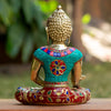 Medicine Buddha Bronze Statue with Stone Inlaid - Art Of Tibet