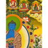 Medicine Buddha Large Thangka - Art Of Tibet