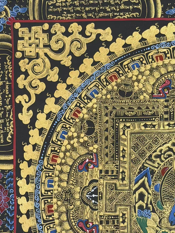 Medicine Buddha Mandala Thangka - Art Of Tibet