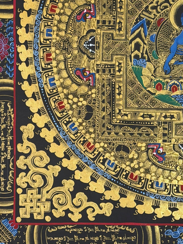 Medicine Buddha Mandala Thangka - Art Of Tibet