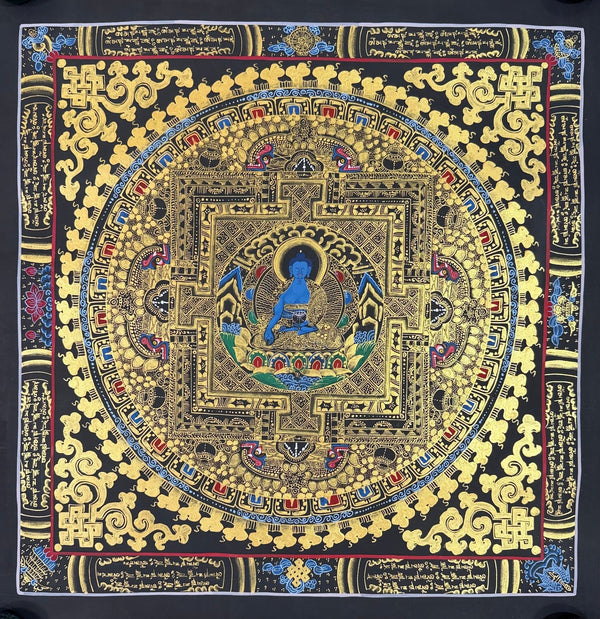 Medicine Buddha Mandala Thangka - Art Of Tibet
