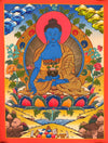 Medicine Buddha Thangka - Art Of Tibet