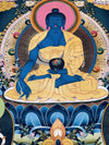 Medicine Buddha Thangka - Art Of Tibet