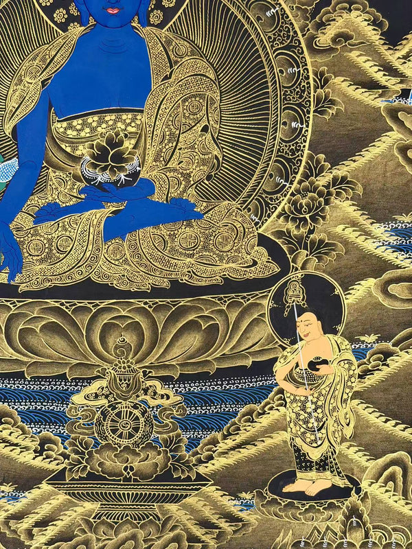 Medicine Buddha Thangka - Art Of Tibet