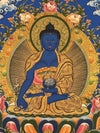 Medicine Buddha Thangka - Art Of Tibet