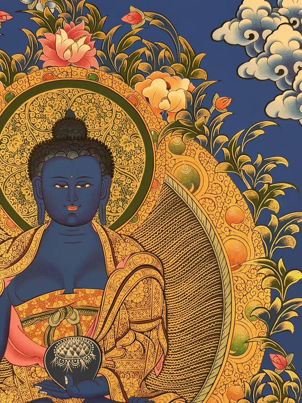 Medicine Buddha Thangka - Art Of Tibet