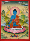 Medicine Buddha Thangka - Art Of Tibet
