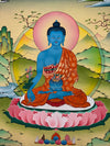Medicine Buddha Thangka - Art Of Tibet