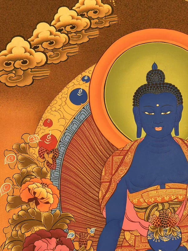 Medicine Buddha Thangka - Art Of Tibet