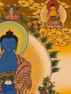 Medicine Buddha Thangka - Art Of Tibet