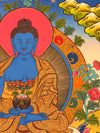 Medicine Buddha Thangka - Art Of Tibet