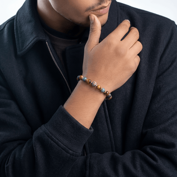 Moss Agate Wealth Bracelet - Art Of Tibet