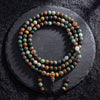 Moss Agate Wealth Mala - Art Of Tibet
