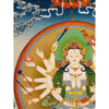 Mother Goddess Chundi Tibetan Thangka Painting - Art Of Tibet