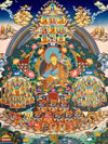 Nyingma Dudjom Tersar Refuge Tree Thangka - Art Of Tibet