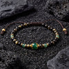 Obsidian & Aventurine Protection & Prosperity Bracelet - Art Of Tibet